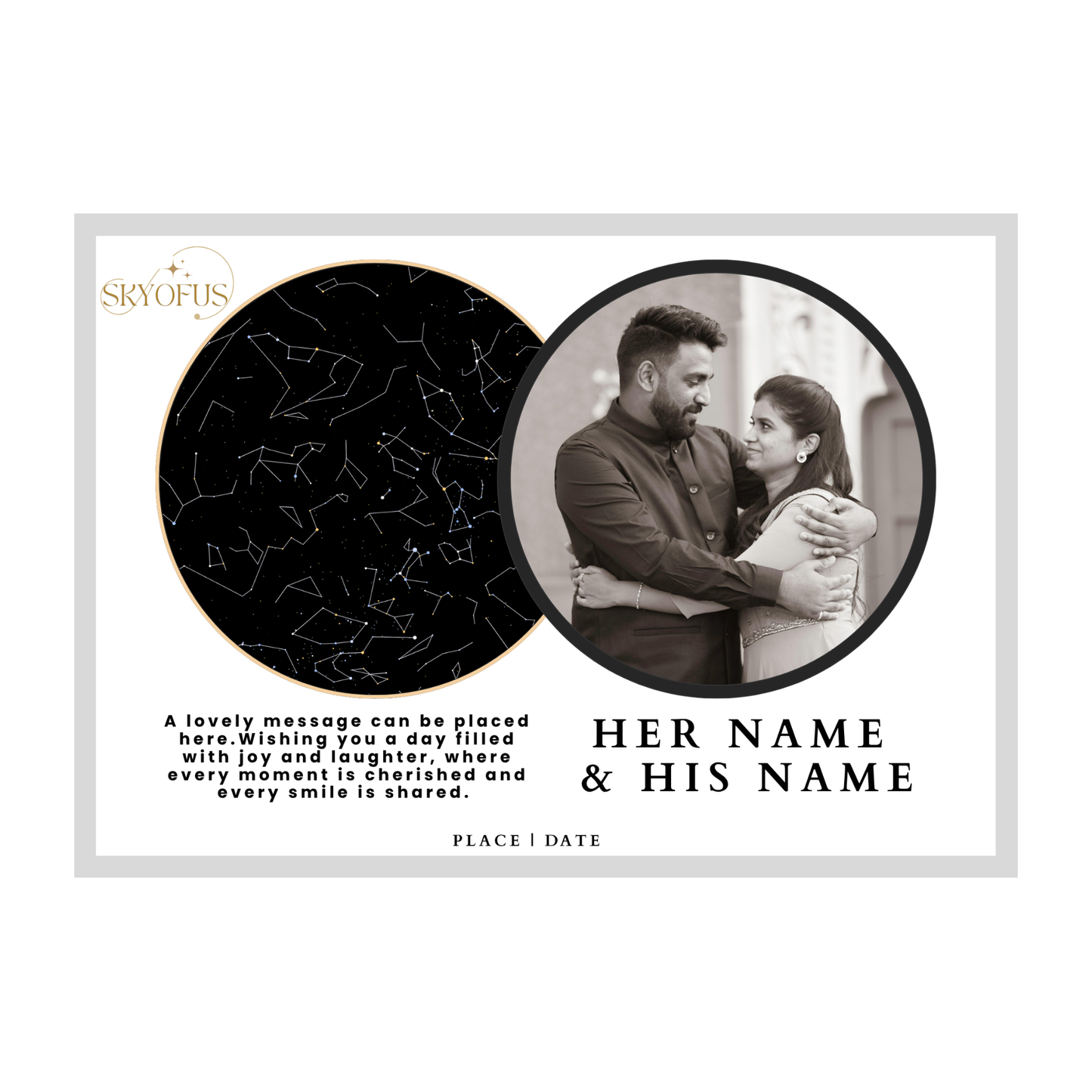 Custom Couple Story Frame