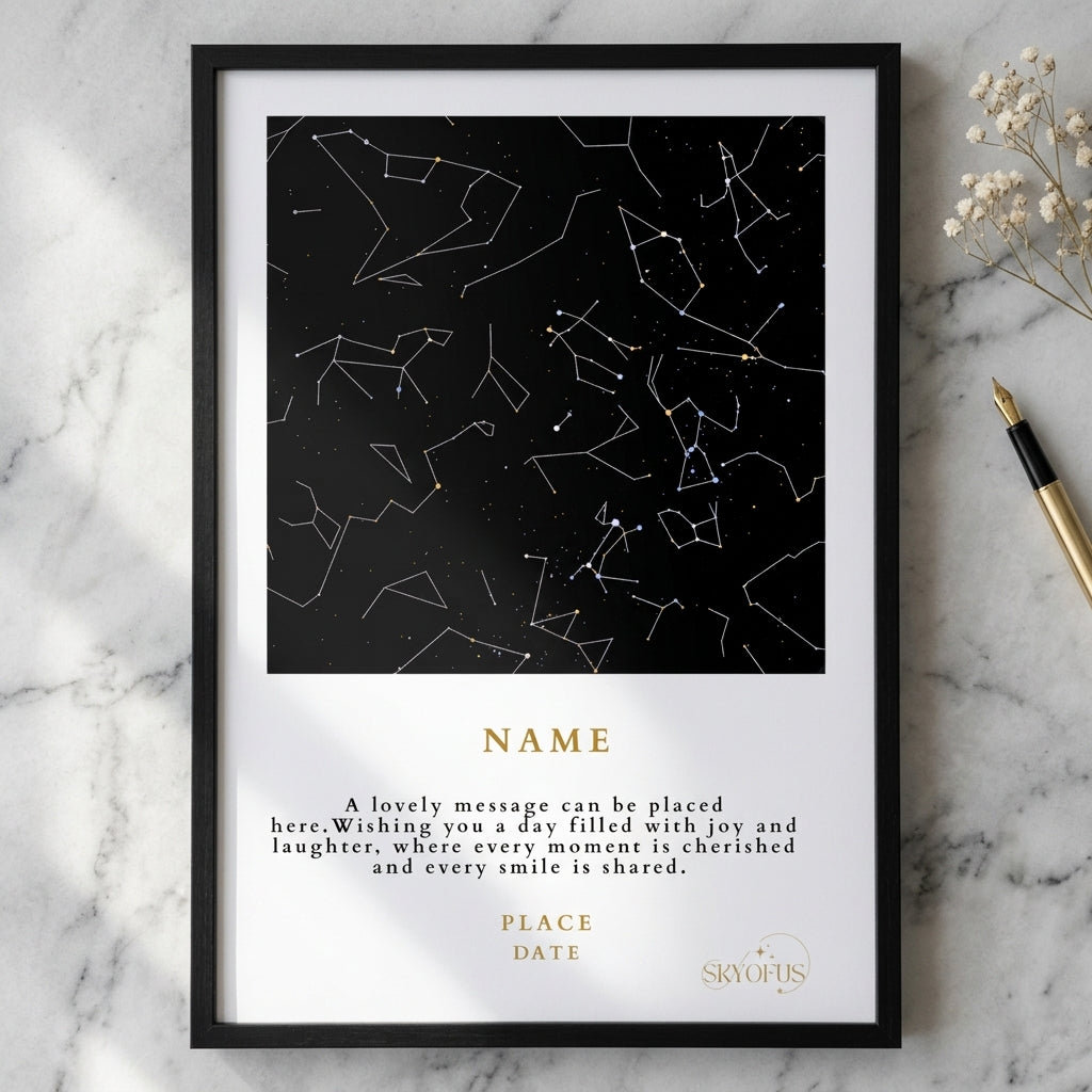 Custom Legendary Star Map Square