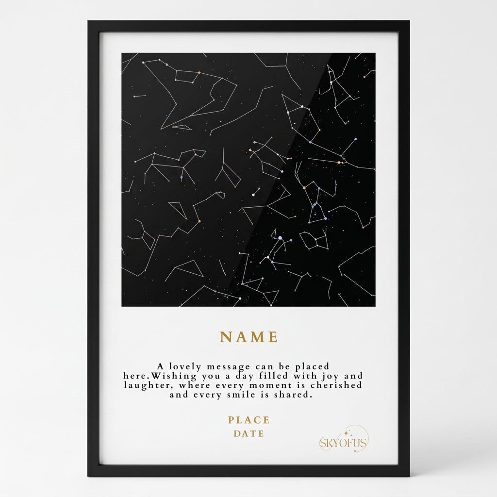 Custom Legendary Star Map Square