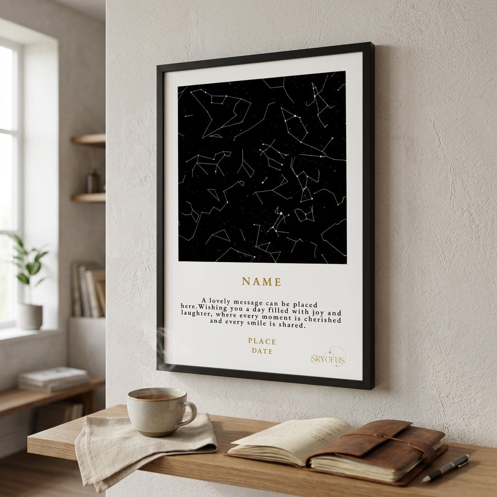 Custom Legendary Star Map Square